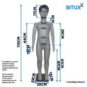 MANEKIN WYSTAWOWY DZIECIĘCY CHŁOPIĘCY DO SKLEPU 110CM PEŁNOPOSTACIOWY