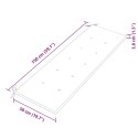 Ławka Batavia z kremowa poduszką, 150 cm, lite drewno tekowe