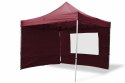 Pawilon ogrodowy PROFI rozkładany 3 x 3 m - winny, 4 ściany