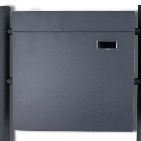 Podwójna Skrzynka Pocztowa na listy prasę gazety Wolnostojąca na zewnątrz