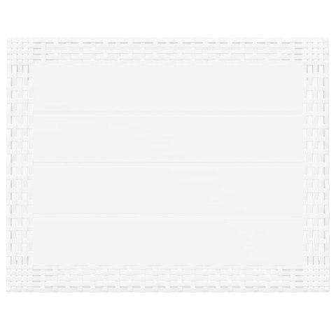 Stolik ogrodowy, biały, 59x47x40 cm, PP