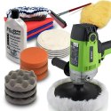 PROFESJONALNA POLERKA 950W DO LAKIERU Z ZESTAWEM AKCESORIÓW