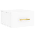Wiszące szafki nocne, 2 szt., białe, 35x35x20 cm