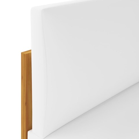 4-cz. zestaw wypoczynkowy do ogrodu, kremowe poduszki, akacja