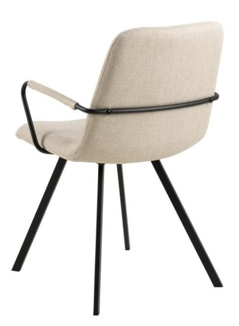 Krzesło z podłokietnikami Selina beżowe