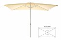 Ogrodowy parasol - prostokątny 2x3 m - champagne