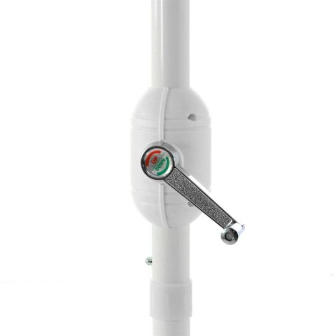 Półokrągły balkonowy parasol przeciwsłoneczny 2,7 m beżowy