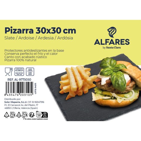 Taca Santa Clara Alfares Deska 30 x 30 cm 6 mm (12 Sztuk) Taca Santa Clara Alfares Deska 30 x 30 cm 6 mm (12 Sztuk)