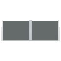 Zwijana markiza boczna, antracytowa, 100 x 1000 cm