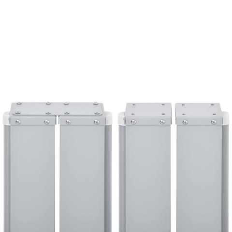 Zwijana markiza boczna, antracytowa, 100 x 1000 cm