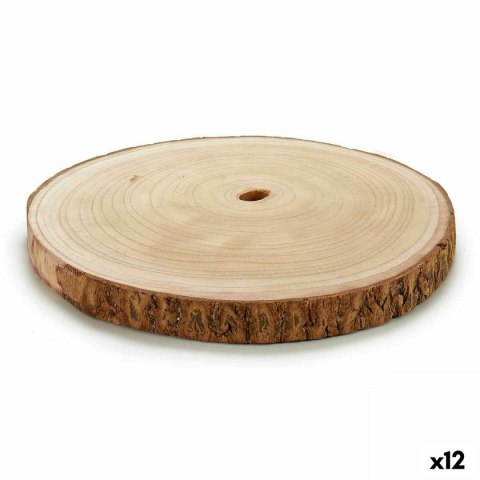 Pień Drewniany Dekoracyjny Brązowy 30 x 2 x 30 cm (12 Sztuk) Pień Drewniany Dekoracyjny Brązowy 30 x 2 x 30 cm (12 Sztuk)