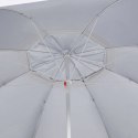 Parasol plażowy ze ściankami bocznymi, piaskowy, 215 cm
