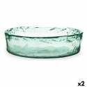 Dekoracja na Stół Przezroczysty 30 x 8 x 30 cm (2 Sztuk)