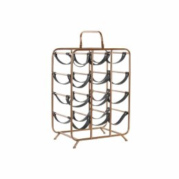Stojak na Butelki DKD Home Decor 37 x 23,5 x 54 cm Metal Miedź Poliuretan