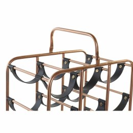 Stojak na Butelki DKD Home Decor 37 x 23,5 x 54 cm Metal Miedź Poliuretan