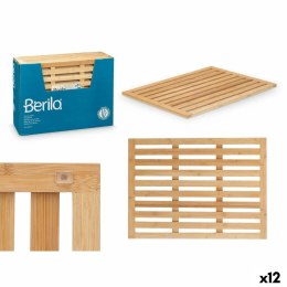 Mata do kąpieli Berilo BM632-6245 Naturalny Bambus 62 x 2 x 45 cm (12 Sztuk)