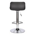 Stołek barowy Inge czarny/ chrom