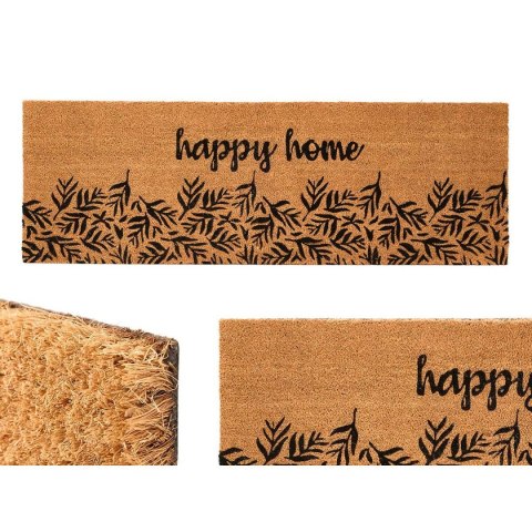 Wycieraczka Gift Decor Happy home Naturalny PVC Włókno Kokosowe 120 x 1 x 40 cm 40 x 10 x 120 cm (6 Sztuk)