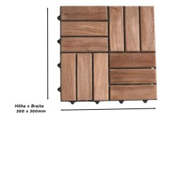 11 paneli podłogowych 1 m² na taras 30x30x2 cm