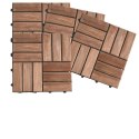 11 paneli podłogowych 1 m² na taras 30x30x2 cm