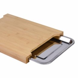 Deska bambusowa z miseczką ociekającą, 40 x 29 x 3,5cm