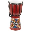Dziecięcy bęben Djembe, żółw, ręcznie robiony, 30 cm.