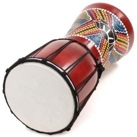 Dziecięcy bęben Djembe, żółw, ręcznie robiony, 30 cm.