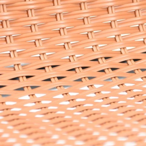 Krzesło ogrodowe bistro, sztaplowane, szary/naturalny