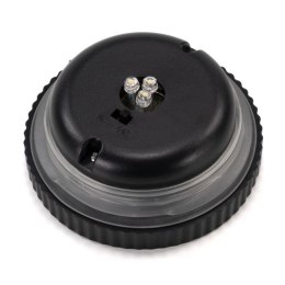 Lampki solarne, 3 LED, plastikowe, zimna biel, 5 szt.