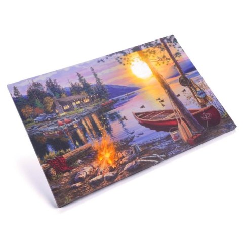 Obraz na ścianę Sunset Canada, 4 LED, 40 x 60 cm