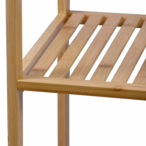 Regał bambusowy, 5 półek, kwadratowy 33 x 33 x 146 cm.