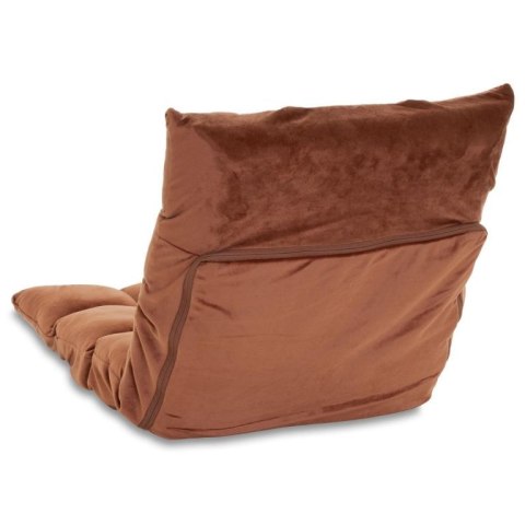 Składane krzesło podłogowe, 60 x 52 x 53 cm, brązowe