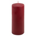 Zestaw świec filarowych, 25 cm, Ø 10 cm, bordowe, 4 szt.