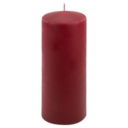 Zestaw świec filarowych, 25 cm, Ø 10 cm, bordowe, 4 szt.