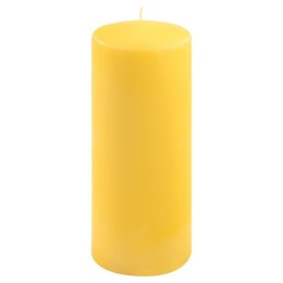 Zestaw świec filarowych, 25 cm, Ø 10 cm, żółte, 2 szt.