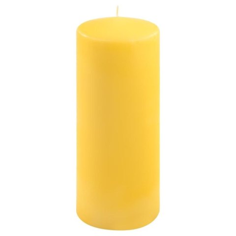 Zestaw świec filarowych, 25 cm, Ø 10 cm, żółte, 2 szt.