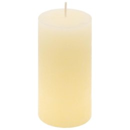 Zestaw świec rustykalnych, 10 cm, Ø 5 cm, kremowy, 16 szt.