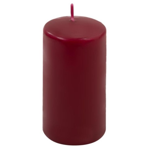 Zestaw świec słupkowych, 11,5 cm, Ø 6 cm, bordowe 18szt