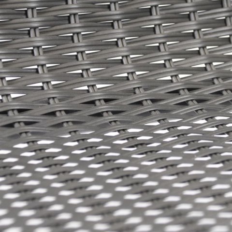 Krzesło bistro ogrodowe, składane, szare