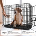 Leopet Składana klatka dla psa 76 x 45 x 51,5 cm, M, czarna