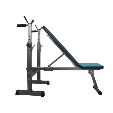 LACESTONE Ławka treningowa płaska regulowana pochylona trening Fitness