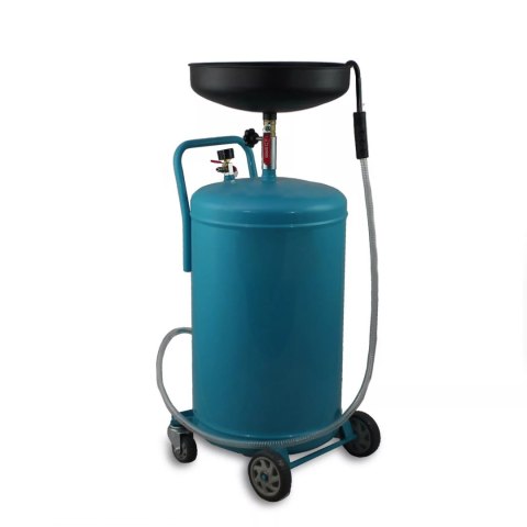 Przenośna mobilna Zlewarka do oleju Warsztatowa Regulowana ze zbiornikiem 80L