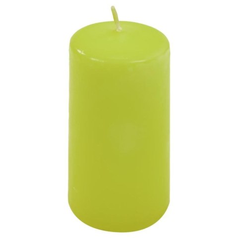 Zestaw świec filarowych, 10 cm, Ø 5 cm, jasnozielone, 8 szt.