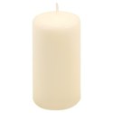 Zestaw świec filarowych, 11,5 cm, Ø 6 cm, kremowe, 12 szt.