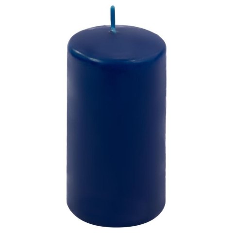 Zestaw świec filarowych, 11,5 cm, Ø 6 cm, niebieskie, 6 szt.