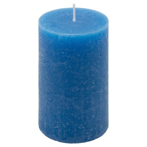 Zestaw świec rustykalnych, 11,5 cm, Ø 6,8 cm, niebieskie 6