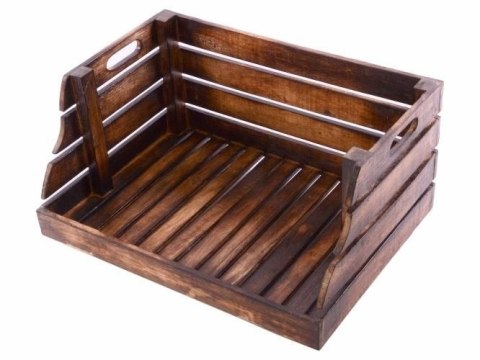 Zestaw skrzynek do układania w stosy DIVERO vintage - 2 sztu