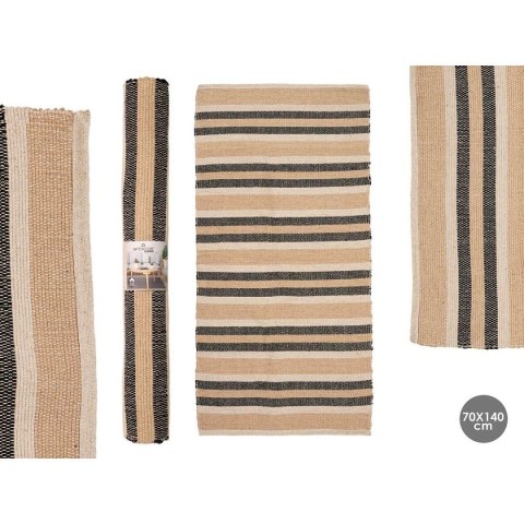 Dywan Gift Decor Biały Brązowy Czarny 70 x 140 cm (8 Sztuk)