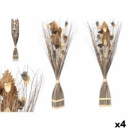 Kwiat dekoracyjny DD115024 Szary 14 x 100 x 10 cm 8 x 100 x 18 cm (4 Sztuk)