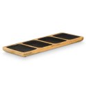 Taca z przegródkami Gift Decor Czarny 46 x 3 x 17 cm (6 Sztuk)